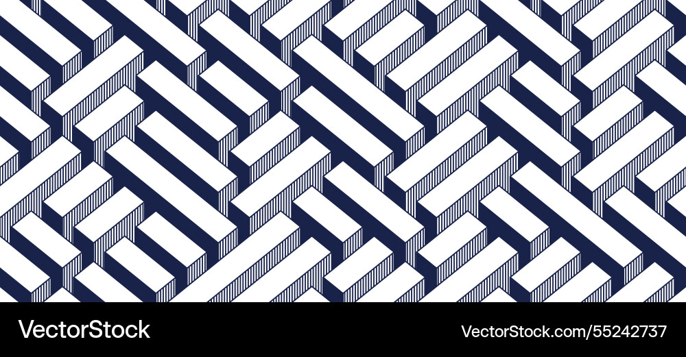 3d labyrinth seamless pattern abstract background 3d labyrinth seamless pattern abstract background vector image