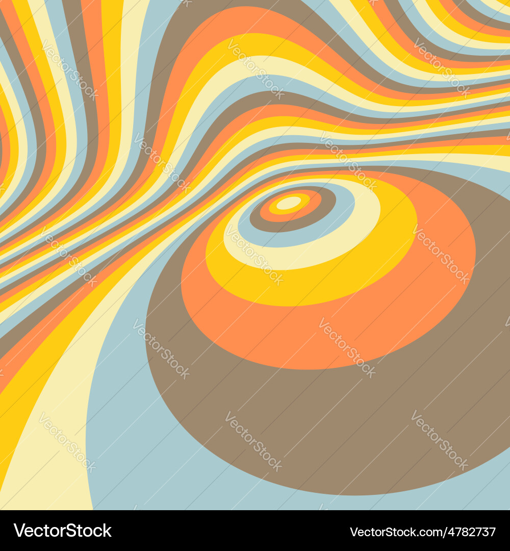 Abstract swirl background pattern with optical Vector Image