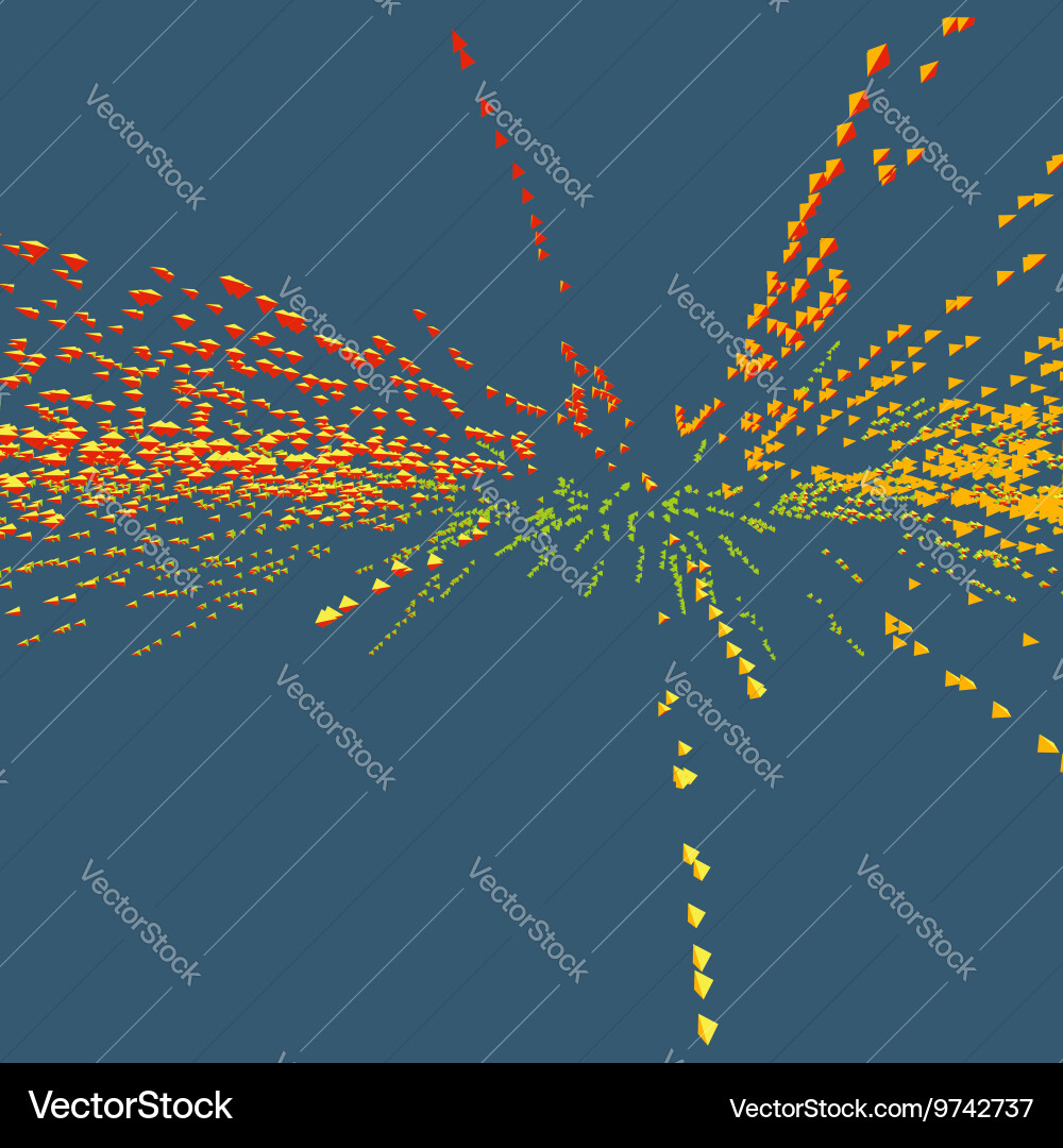 Dynamic Particle Flow Background Vector Image