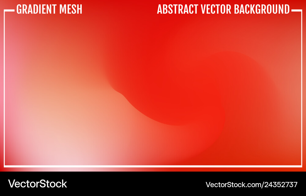 Gradient red abstract background vector image