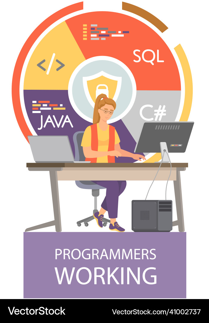Programmierer Engineering und Codierung Programmierer Engineering und Codierung vektorbild