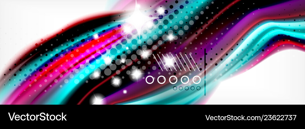 Smooth liquid blur wave background color flow Smooth liquid blur wave background color flow vector image