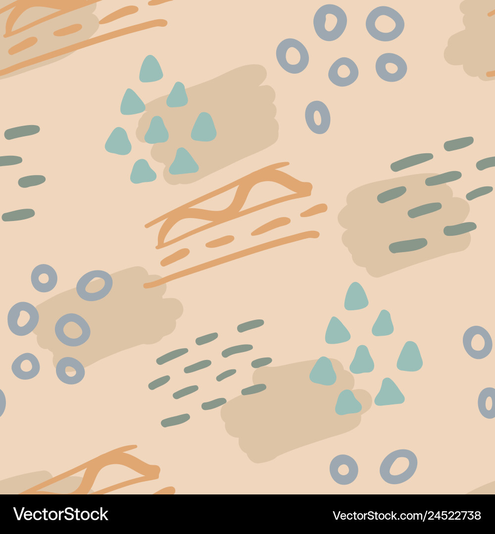 Different shapes doodle art repeat pattern Different shapes doodle art repeat pattern vector image