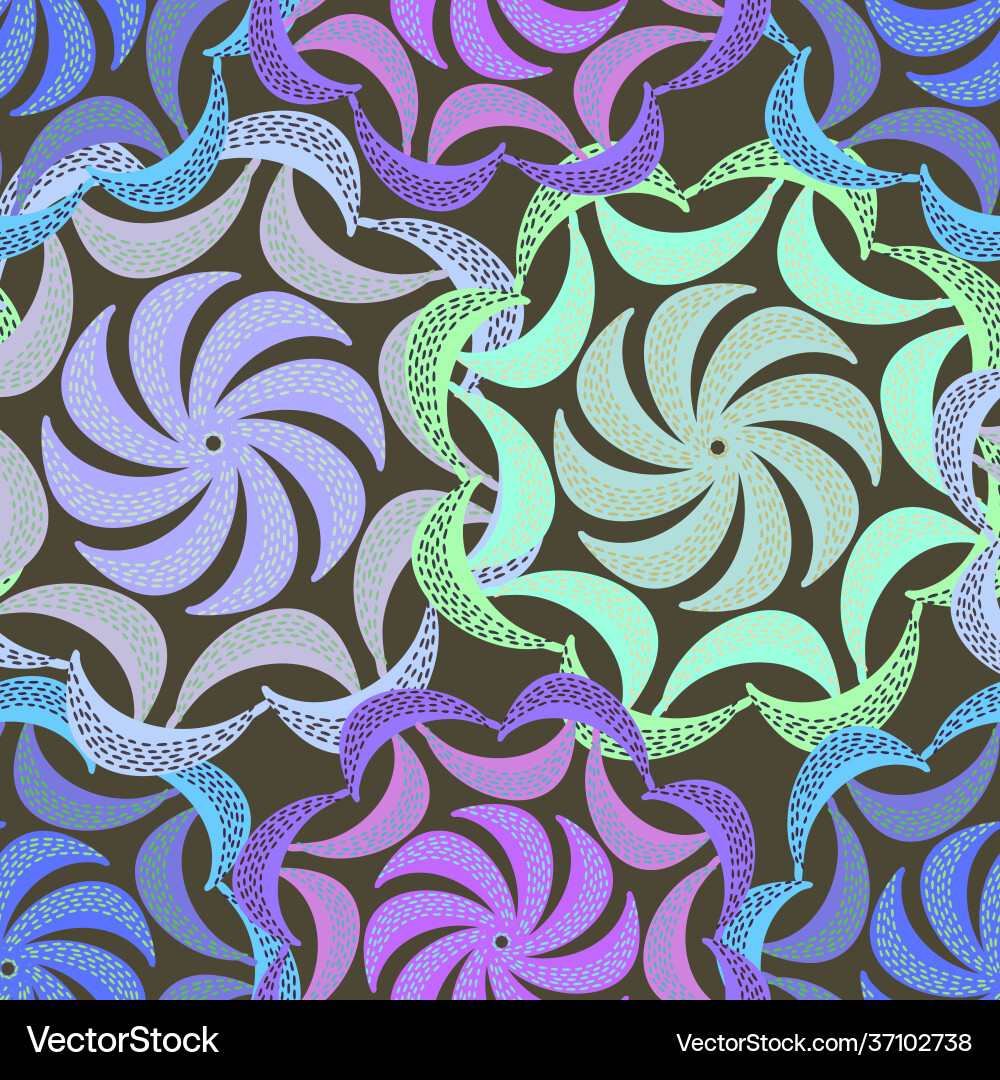 Seamless pattern colorful design abstract Vector Image