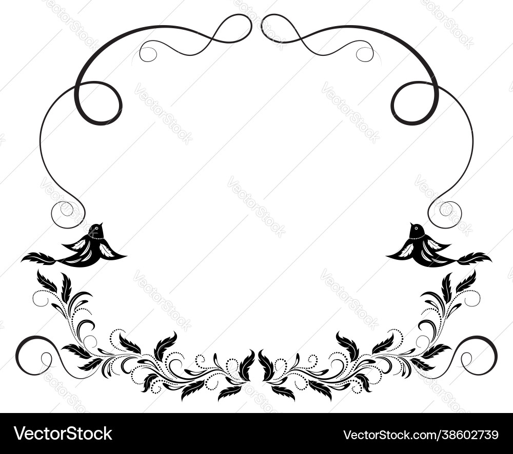 Vintage-Rahmen mit Blumenschmuck und Taube Vintage-Rahmen mit Blumenschmuck und Taube vektorbild