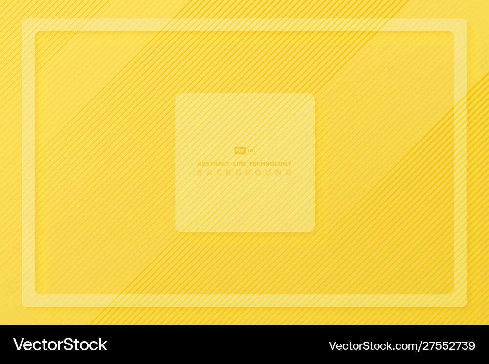 Yellow Stripe Pattern Background vector image