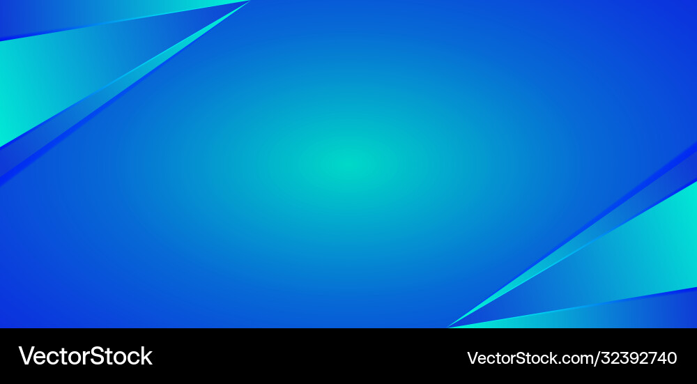 Abstract blue background triangle overlap layer vector image