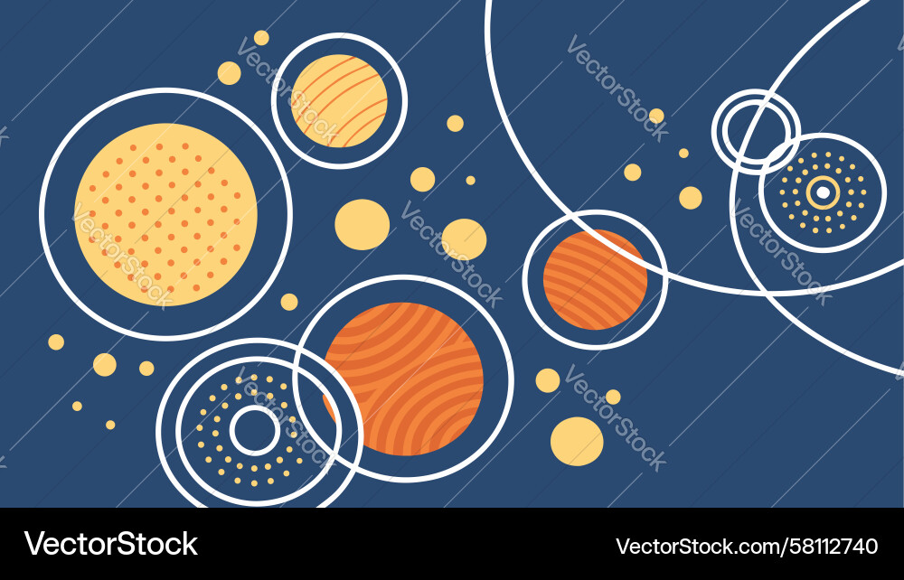 Dynamic Circular Pattern Vector Image