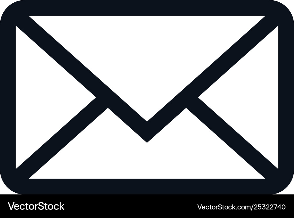 Envelope Icon isoliert auf weißem Hintergrund Envelope Icon isoliert auf weißem Hintergrund vektorbild