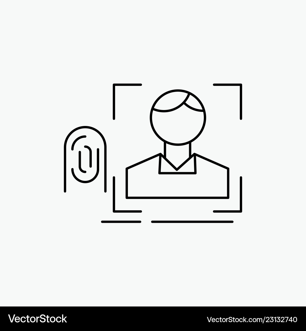 Finger fingerprint recognition scan scanning line Finger fingerprint recognition scan scanning line vector image