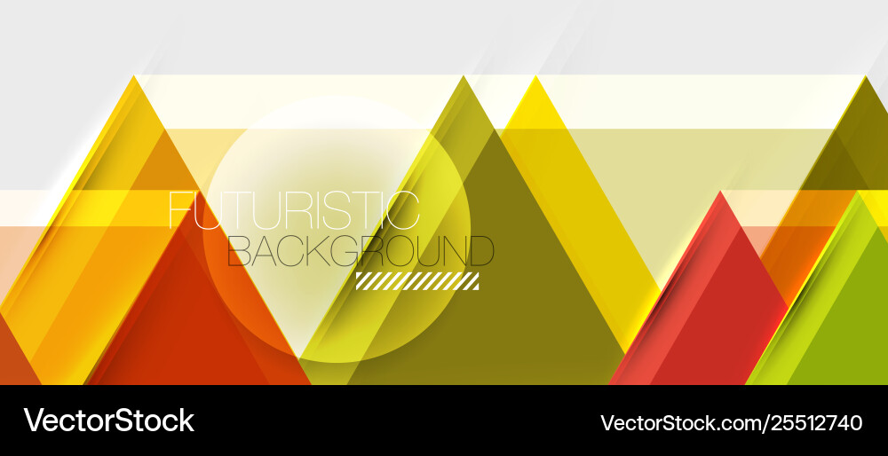 Geometric triangle and hexagon abstract background Geometric triangle and hexagon abstract background Vector Image