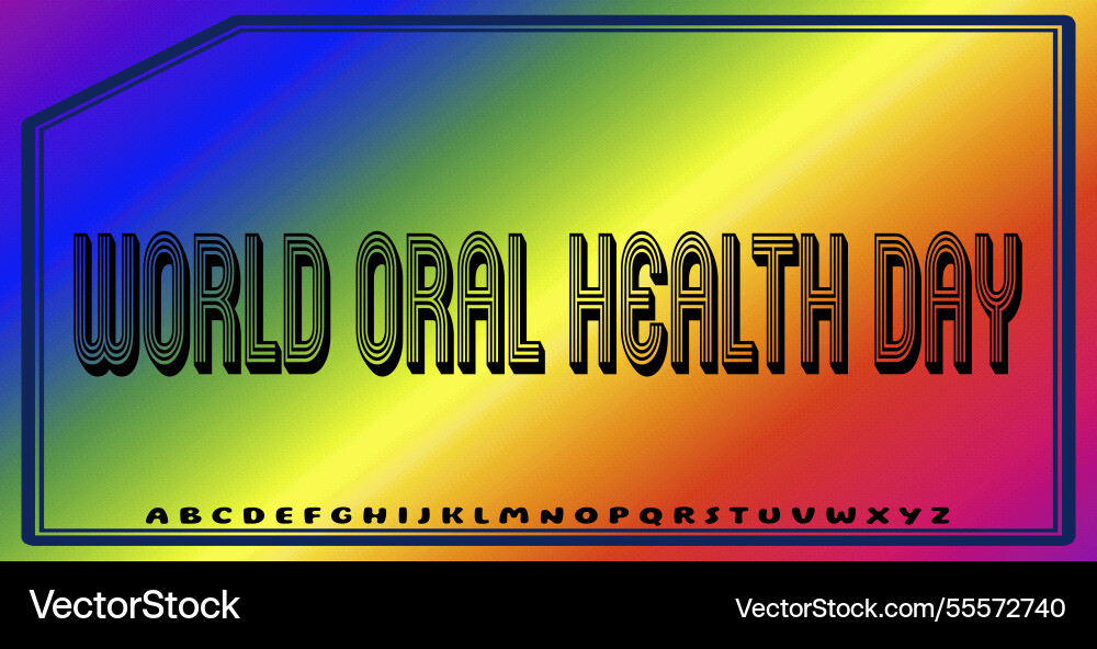 Text effects with editable colors and abstract Vector Image