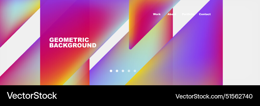 Triangle minimal web site page background design Triangle minimal web site page background design vector image