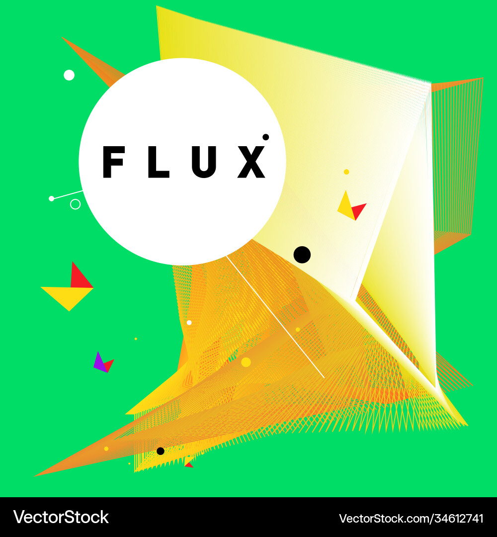 3d colorful wave background dynamic flux effect 3d colorful wave background dynamic flux effect vector image