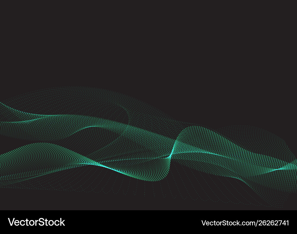 Abstract particle dots background 2305 Vector Image