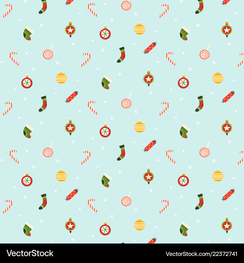 Christmas Seamless Pattern Vector Image