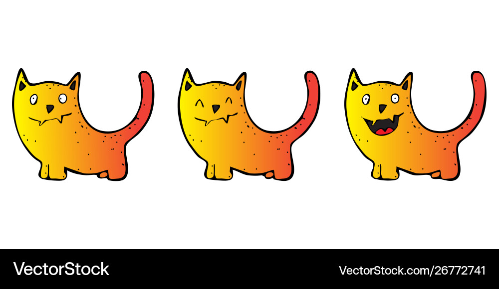 Explainer cat character design Vector Image