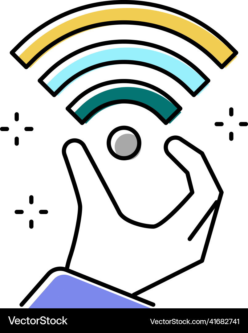 High speed internet access color icon Vector Image