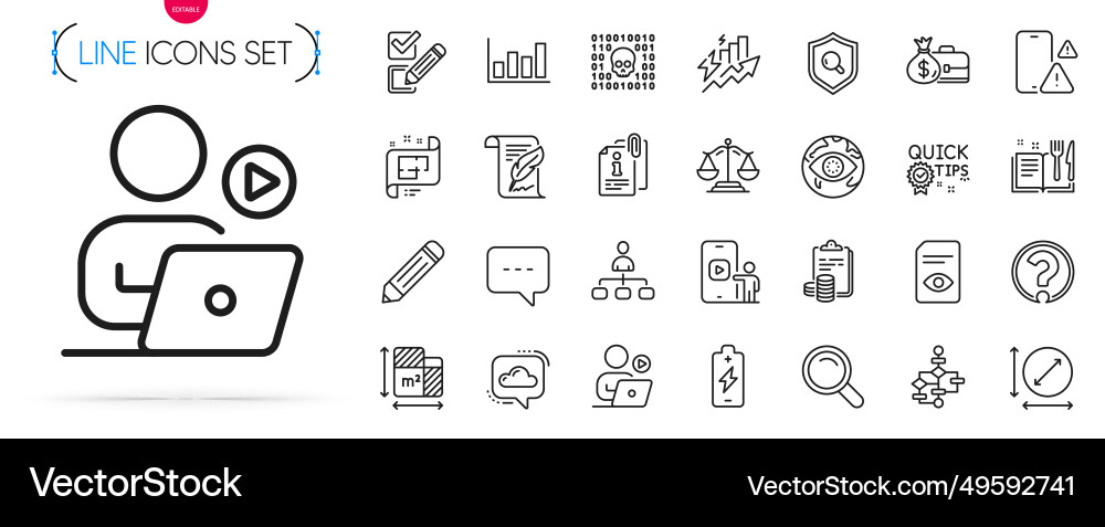 Pack of phone warning checkbox and attached info Pack of phone warning checkbox and attached info vector image