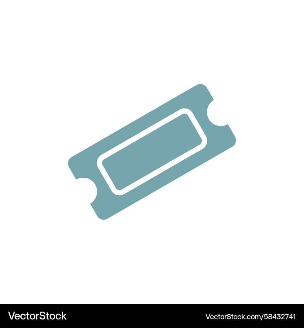 Ticket Icon - Event & Access Vector Image