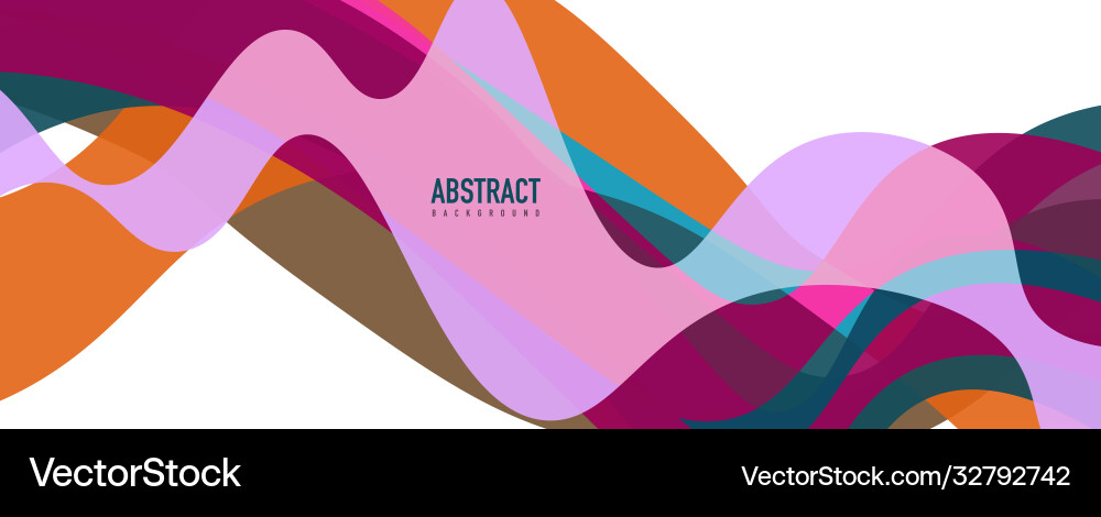 Fluid wave colorful abstract background dynamic Fluid wave colorful abstract background dynamic vector image