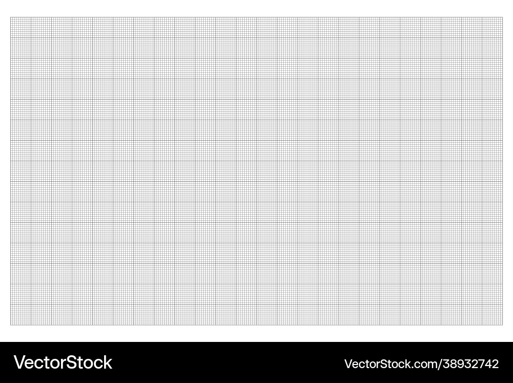 Millimeter graph paper grid abstract squared Millimeter graph paper grid abstract squared vector image