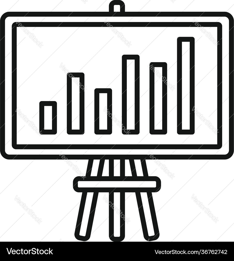 Restructuring report icon outline style Restructuring report icon outline style Vector Image