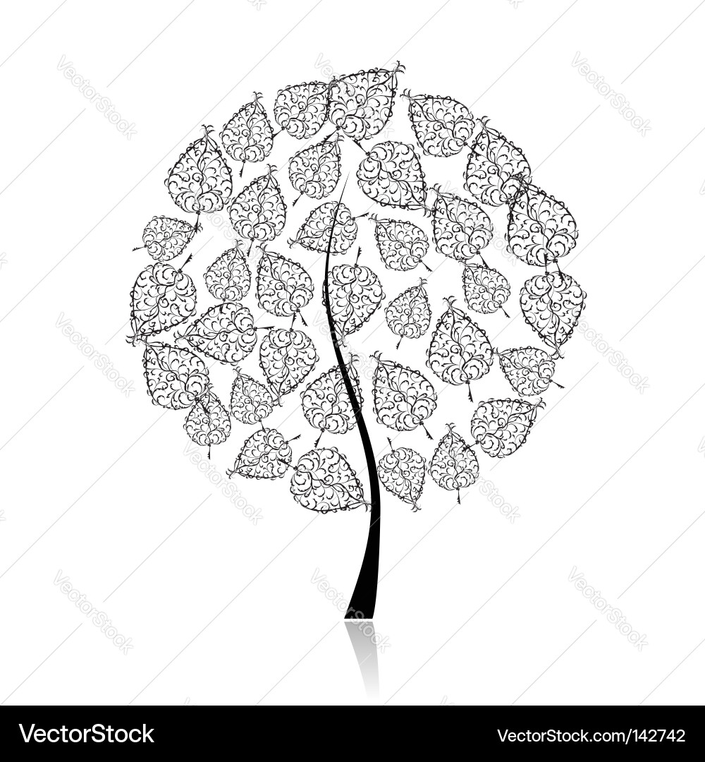 Tree vector image