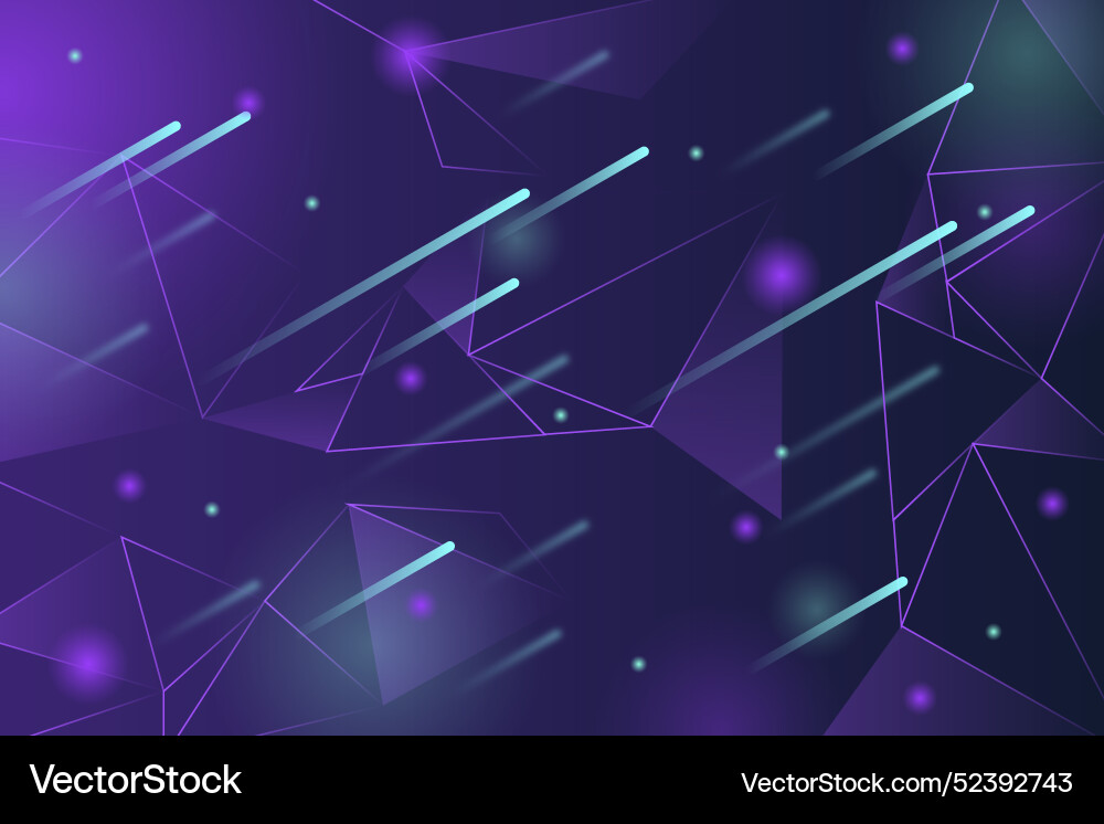 Abstract realistic technology particle background Vector Image