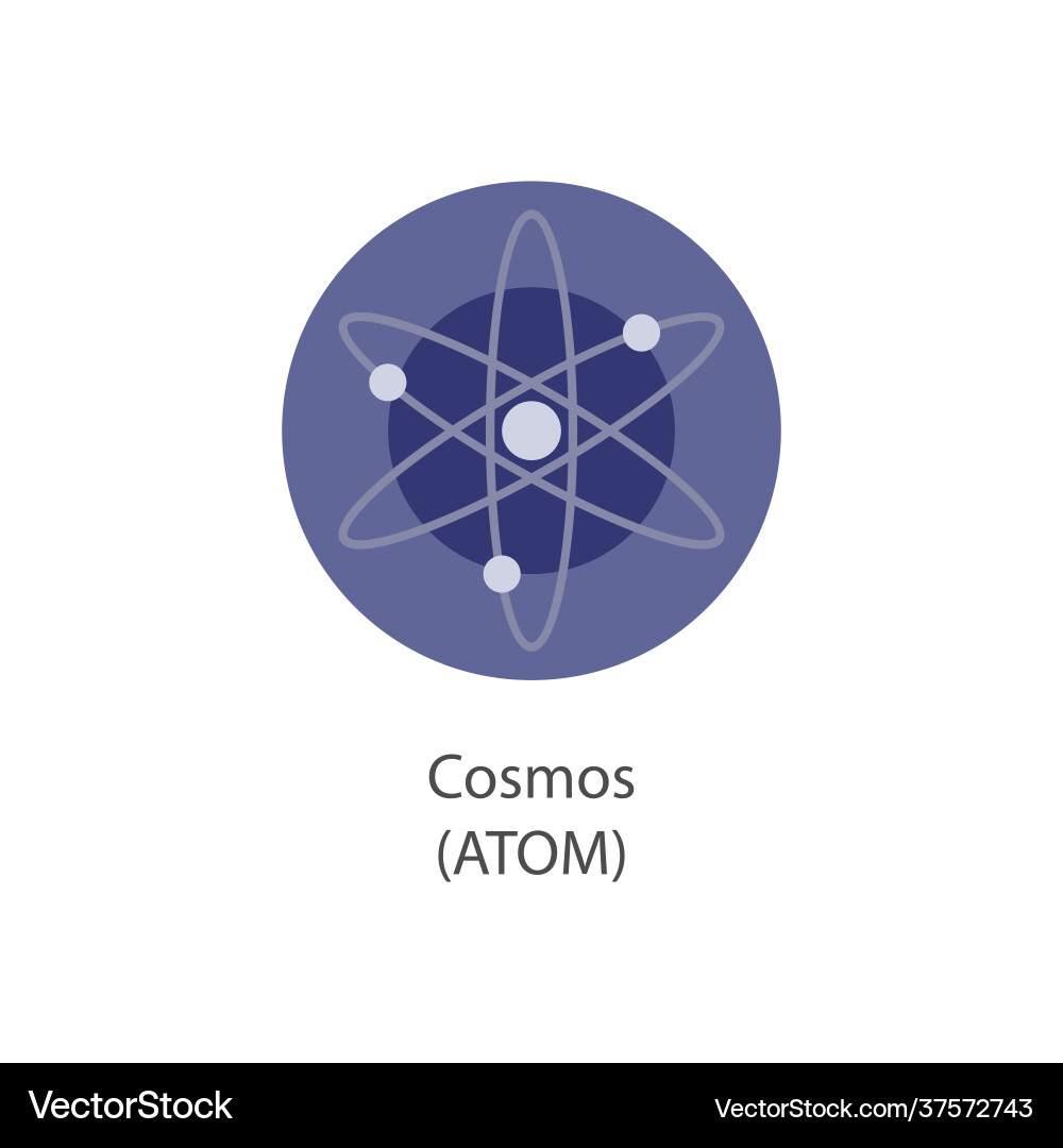 Cosmos decentralized blockchain internet-of-things – Royalty-Free Vector |  VectorStock