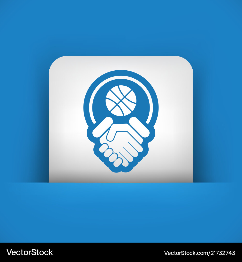 Fairplay Basketball Icon Vector Image