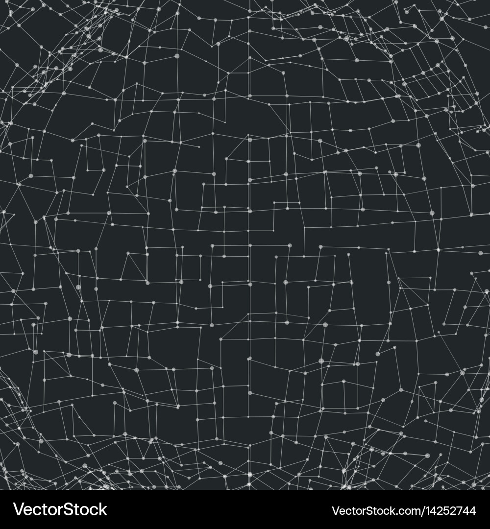 Abstract mesh background chaotically vector image