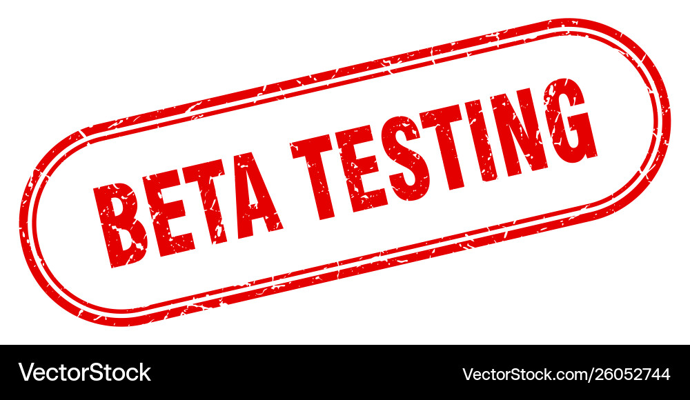 Beta testing Vector Image