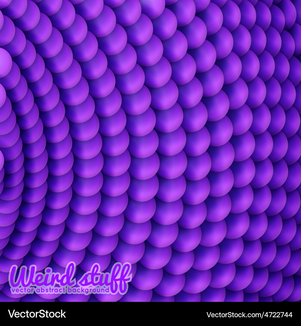 Chain of spheres with soft shadows in form vector image