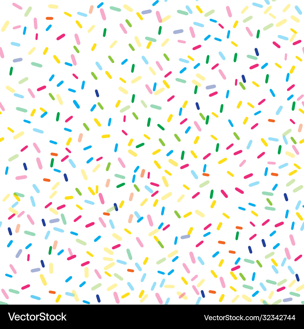 Colorful Sprinkle Pattern – Royalty-Free Vector | VectorStock