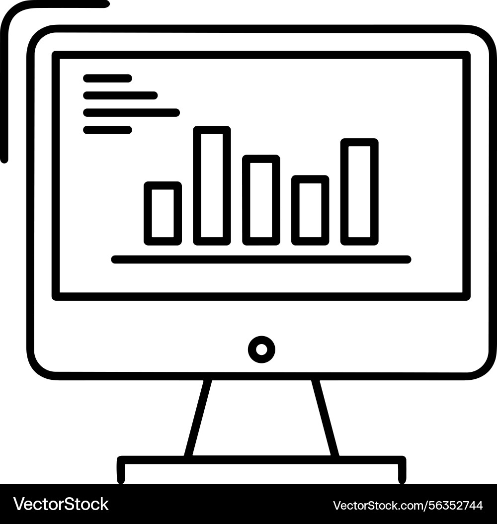 Computer icon symbol image Vector Image