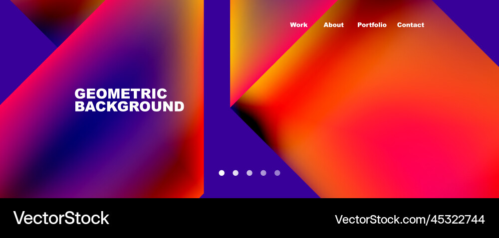 Dynamic lines triangles rectangles geometric Vector Image