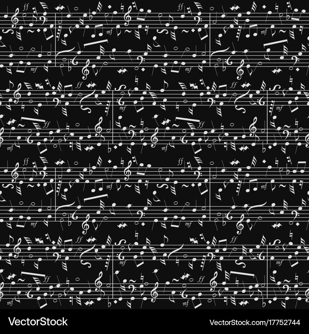 Musical Notation Background vector image