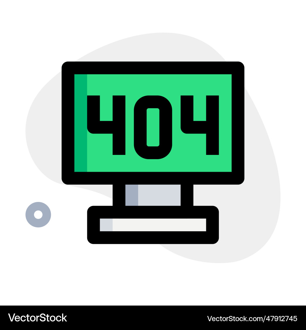 404 a language for system error Vector Image
