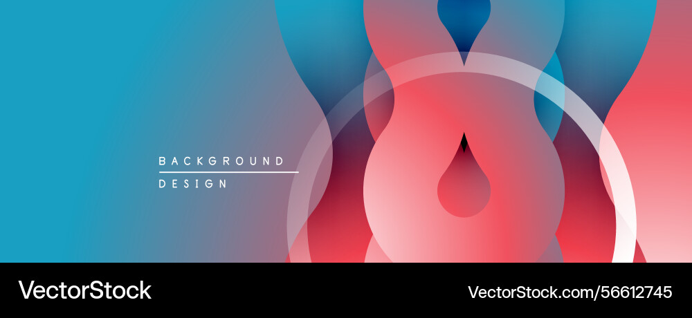 Abstract background features overlapping shapes Abstract background features overlapping shapes Vector Image