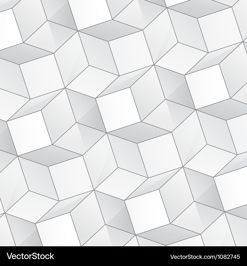 Abstract background with volume cubes Vector Image