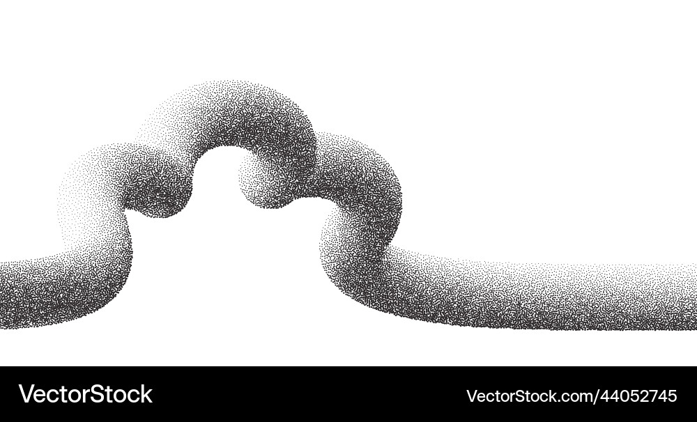 Dotwork wave pattern background black noise Dotwork wave pattern background black noise Vector Image