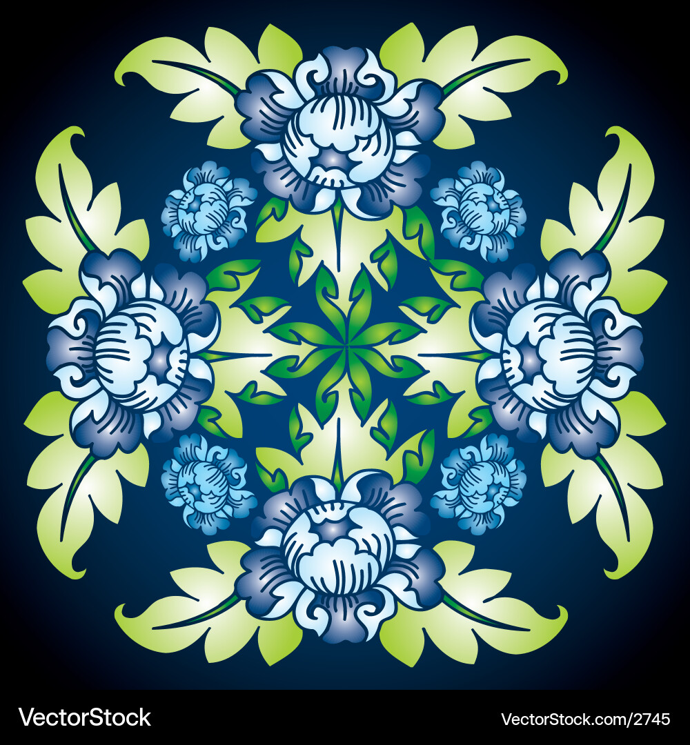 Floral background Vector Image