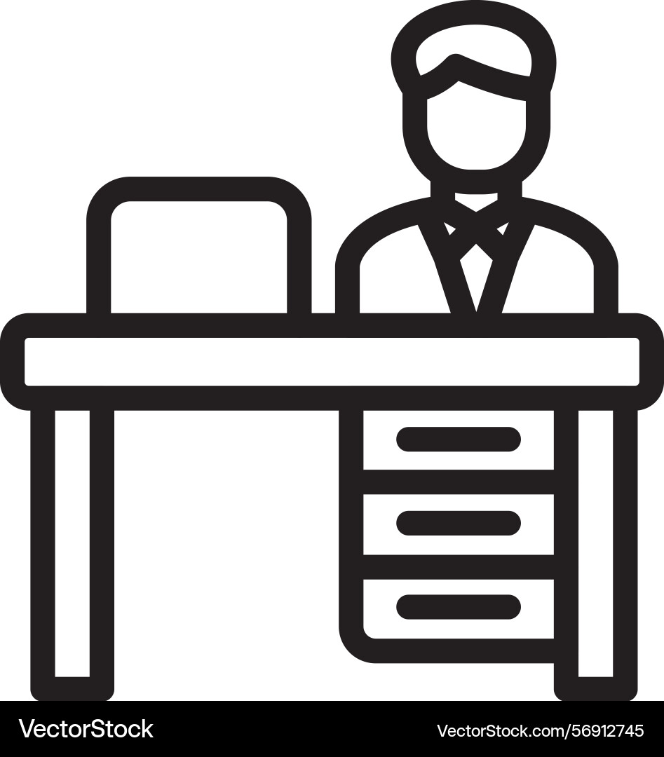 Study linear style icon design Vector Image
