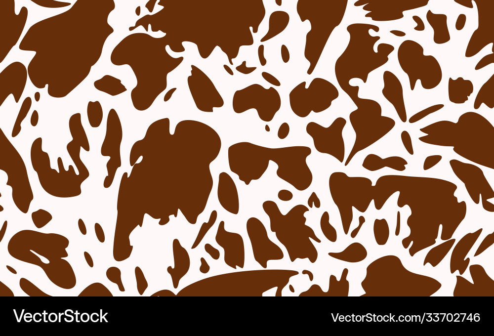 Cowhide Pattern with Crackle Effect vector image