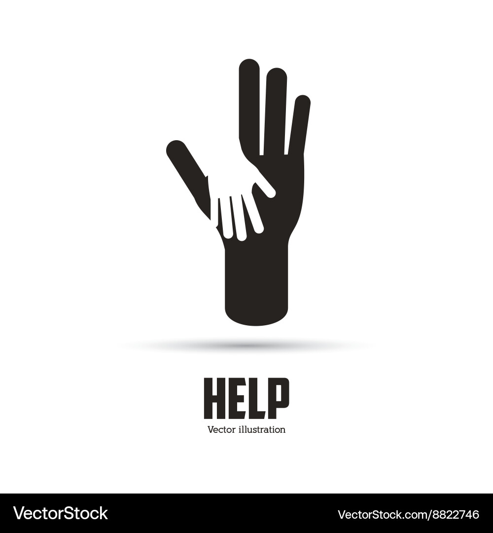 Help design question mark icon flat vector image