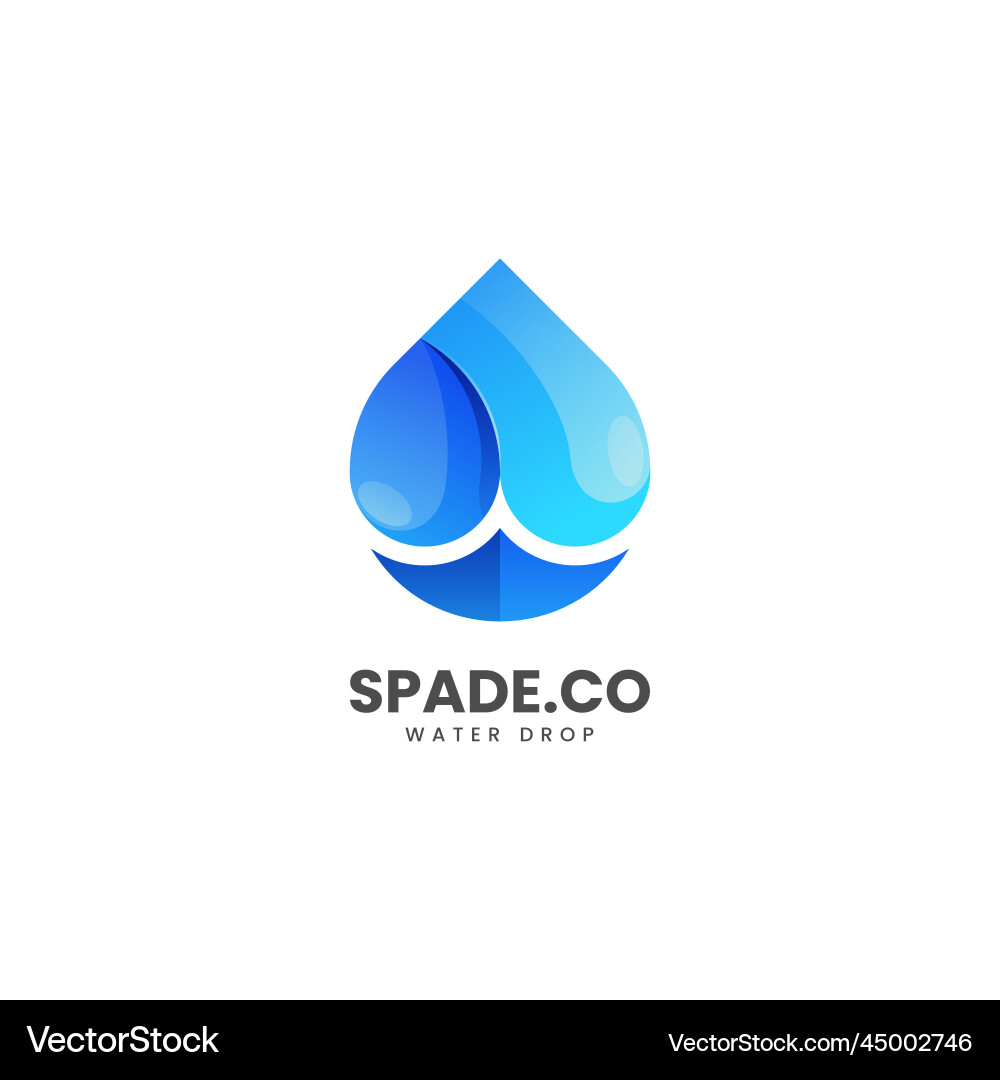 Logo Spade Gradienten bunten Stil Logo Spade Gradienten bunten Stil vektorbild
