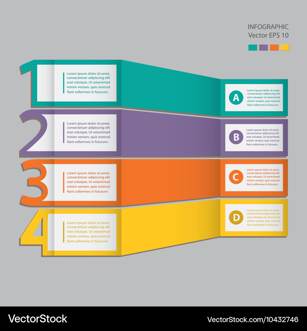 Process Flow Diagram Template vector image