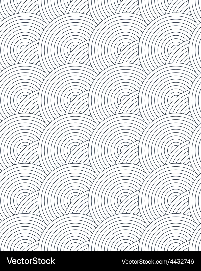 Seamless pattern with circles repeating modern Vector Image