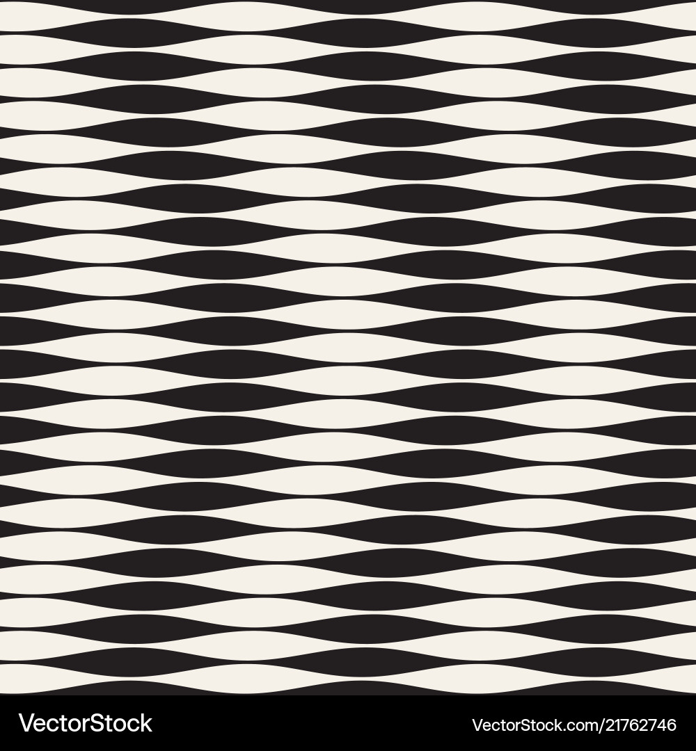 Seamless ripple pattern repeating texture wavy Vector Image